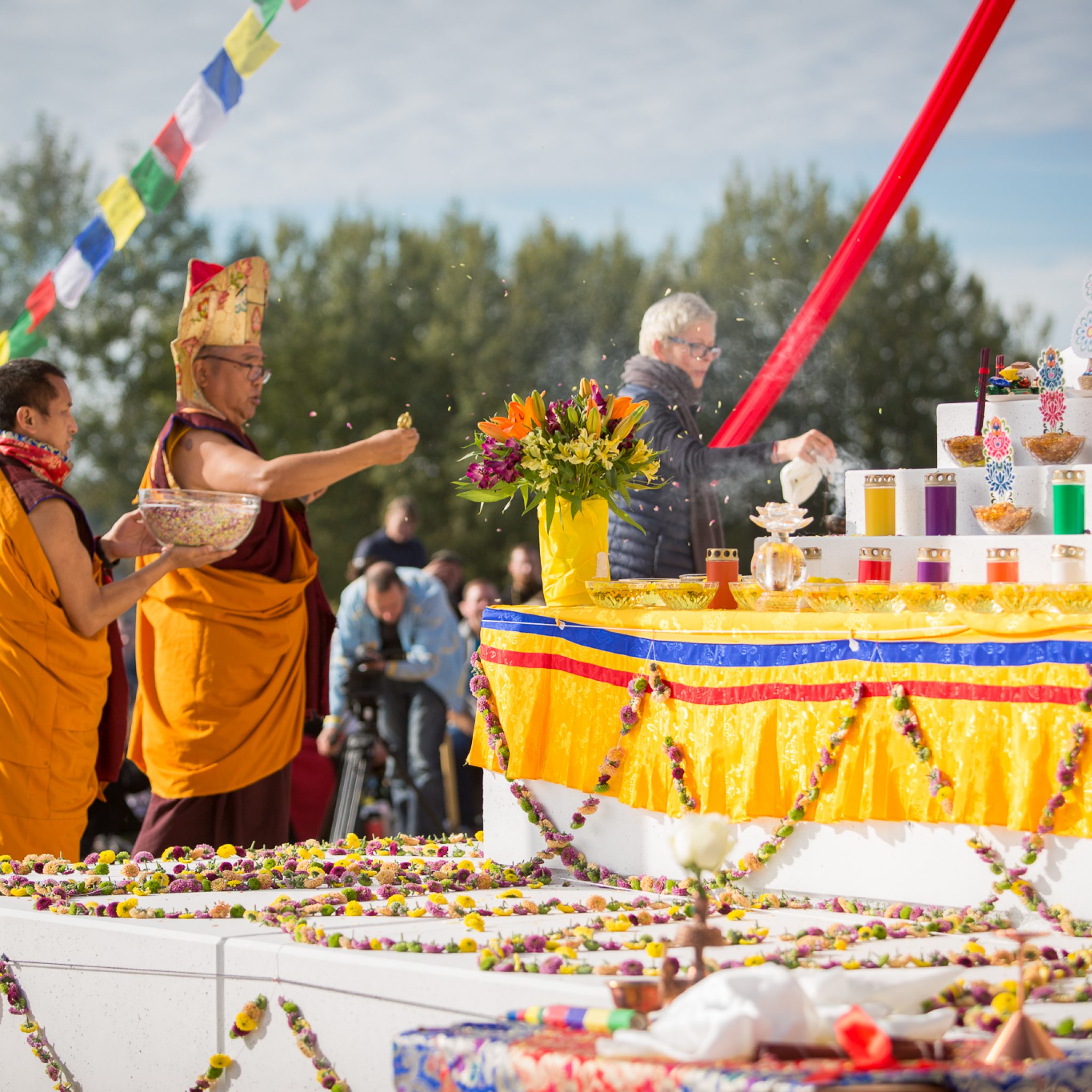 The first Buddhist Stupa in Lithuania Stupkalnis