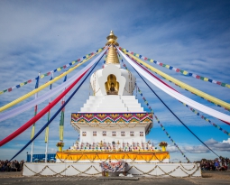 The first Buddhist Stupa in Lithuania